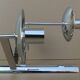 Triple sciolari chrome vintage design deco triple wall lamp