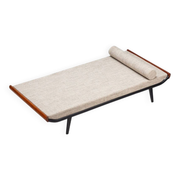 Lit de jour Cleopatra de Dick Cordemeijer pour Auping en tissu mélangé, Pays-Bas, 1954.