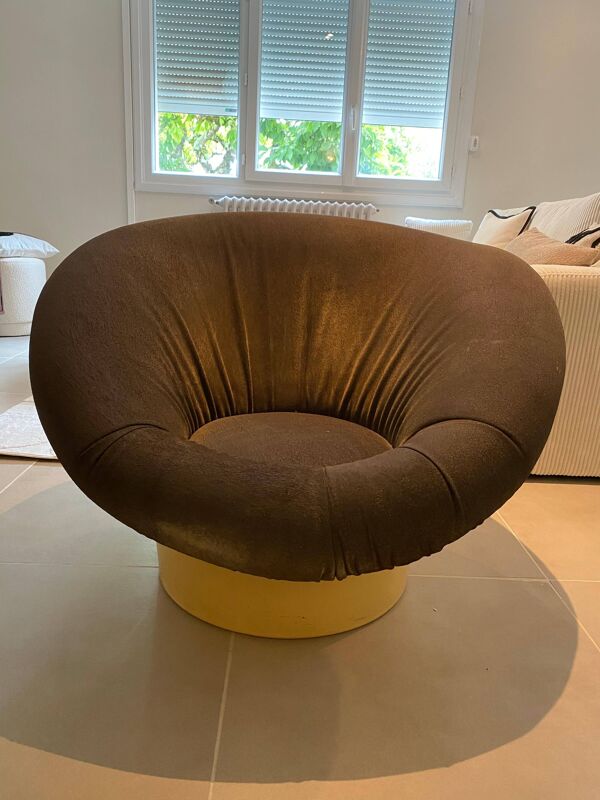 Lot de 3 Fauteuils ''Mushroom'' Space age 1970