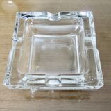 Large crystal table ashtray, France, 1970s