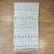 Berber rug with small ethnic triangles 100x190 cm