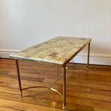 Table basse onyx & marbre