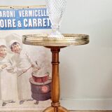 Louis XVI style mahogany tripod pedestal table
