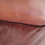 Full grain leather sofa