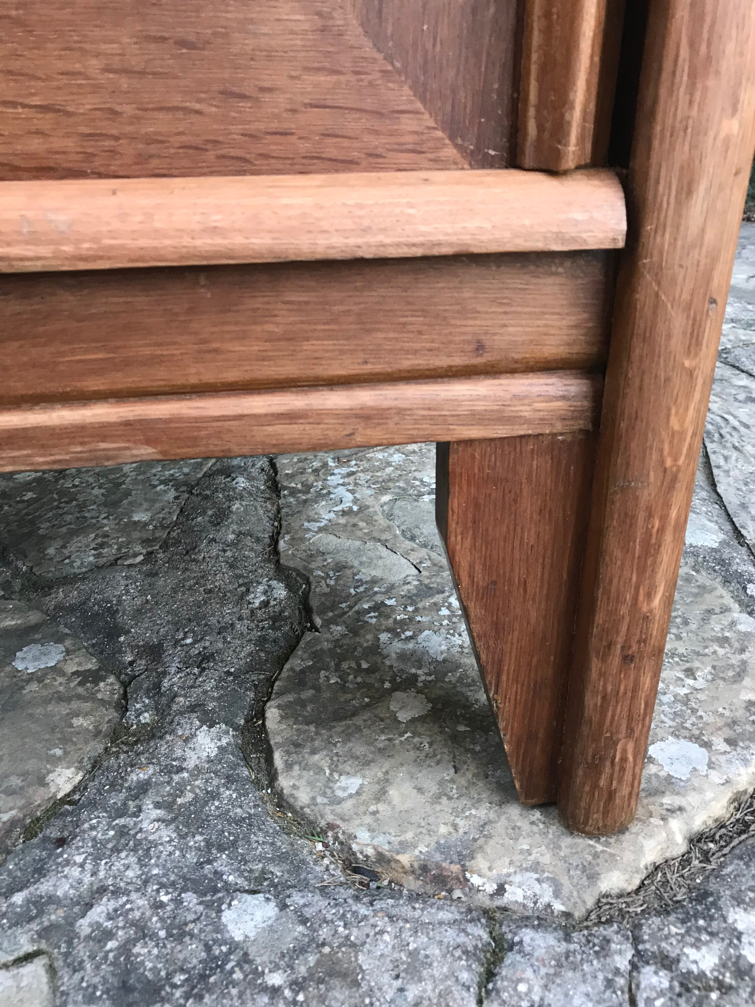 Massive teak sideboard