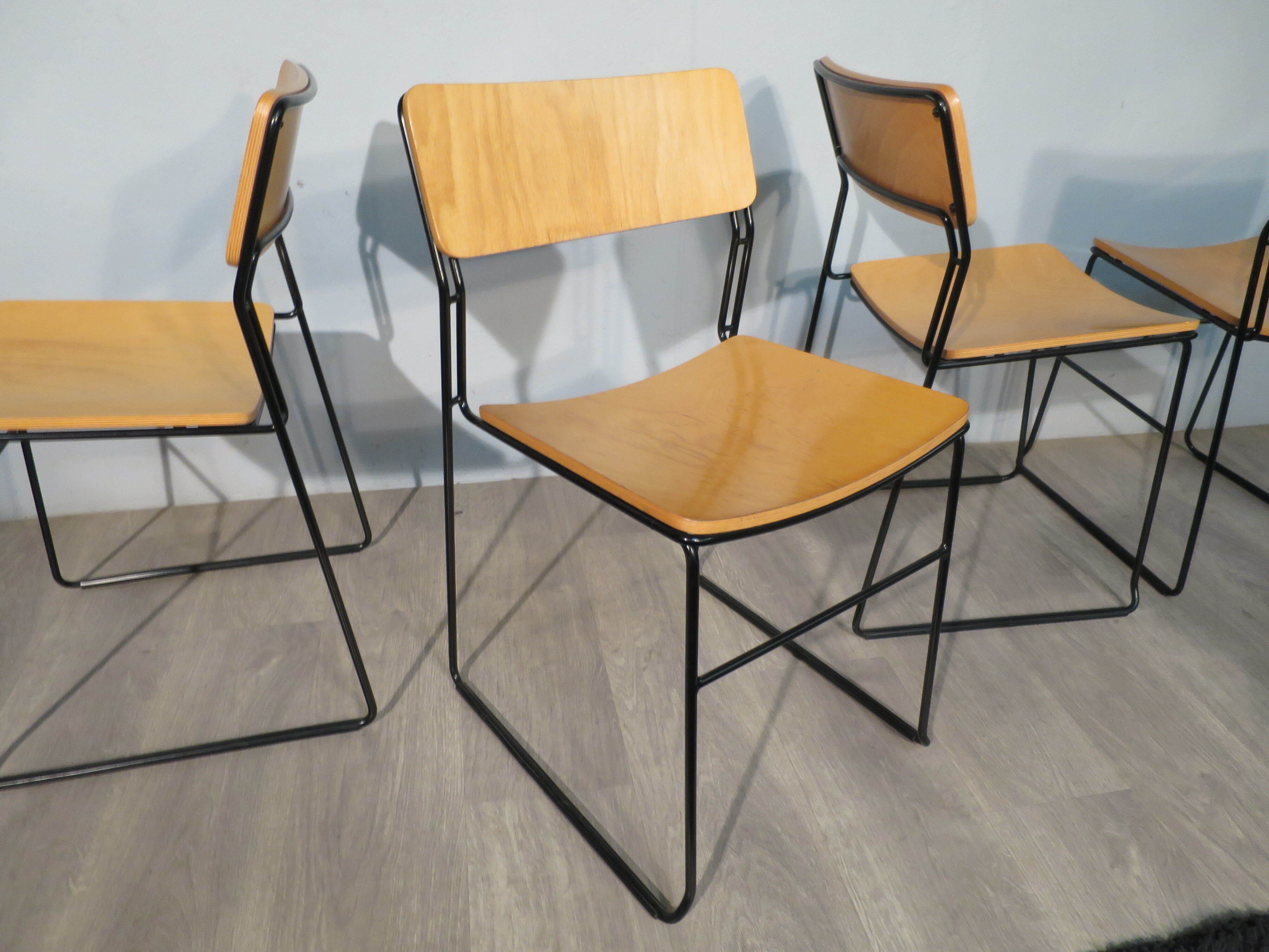 Set of 4 vintage "sultana" chairs