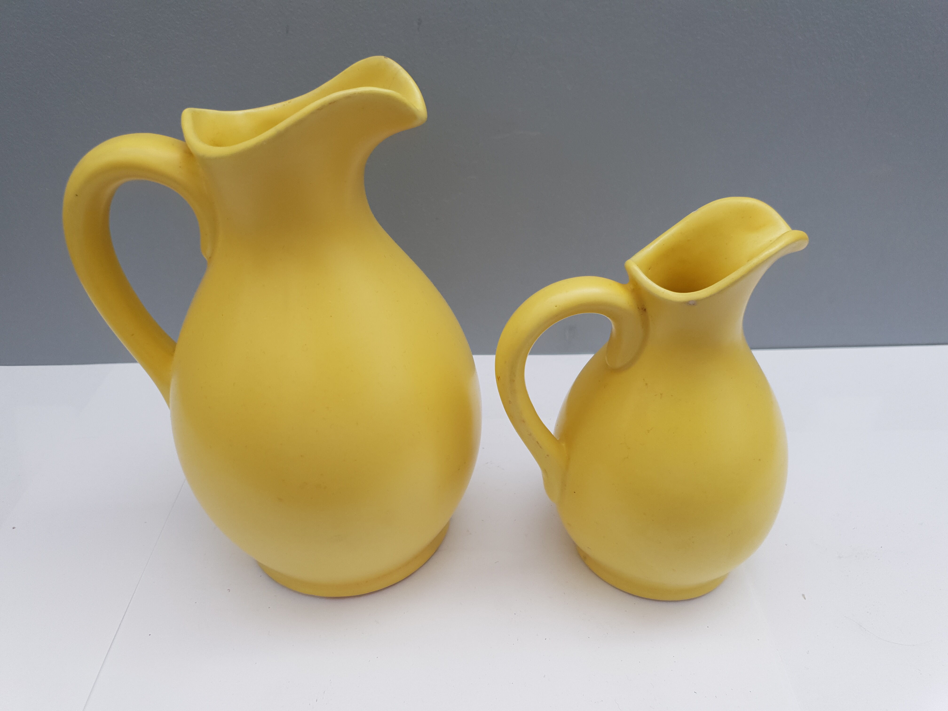 Two ancient ceramic pitchers St Clement
