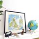 Vintage map of Great Britain and Ireland 43x43cm from 1950.