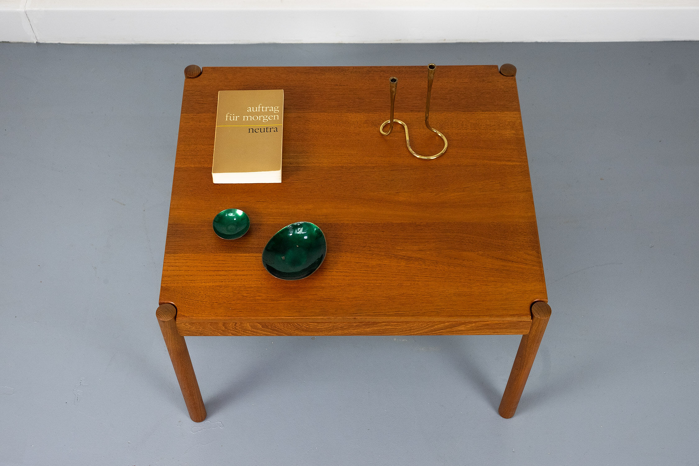 Solid teak coffee table by Kai Kristiansen for Magnus Olesen, 1960s