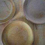 Lot of 6 plates "handmade" in Niderviller earthenware