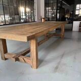 Table de Ferme Kingstone en Chêne Massif ancien - 300 cm de long