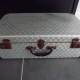 Vintage Indus metal travel suitcase 60