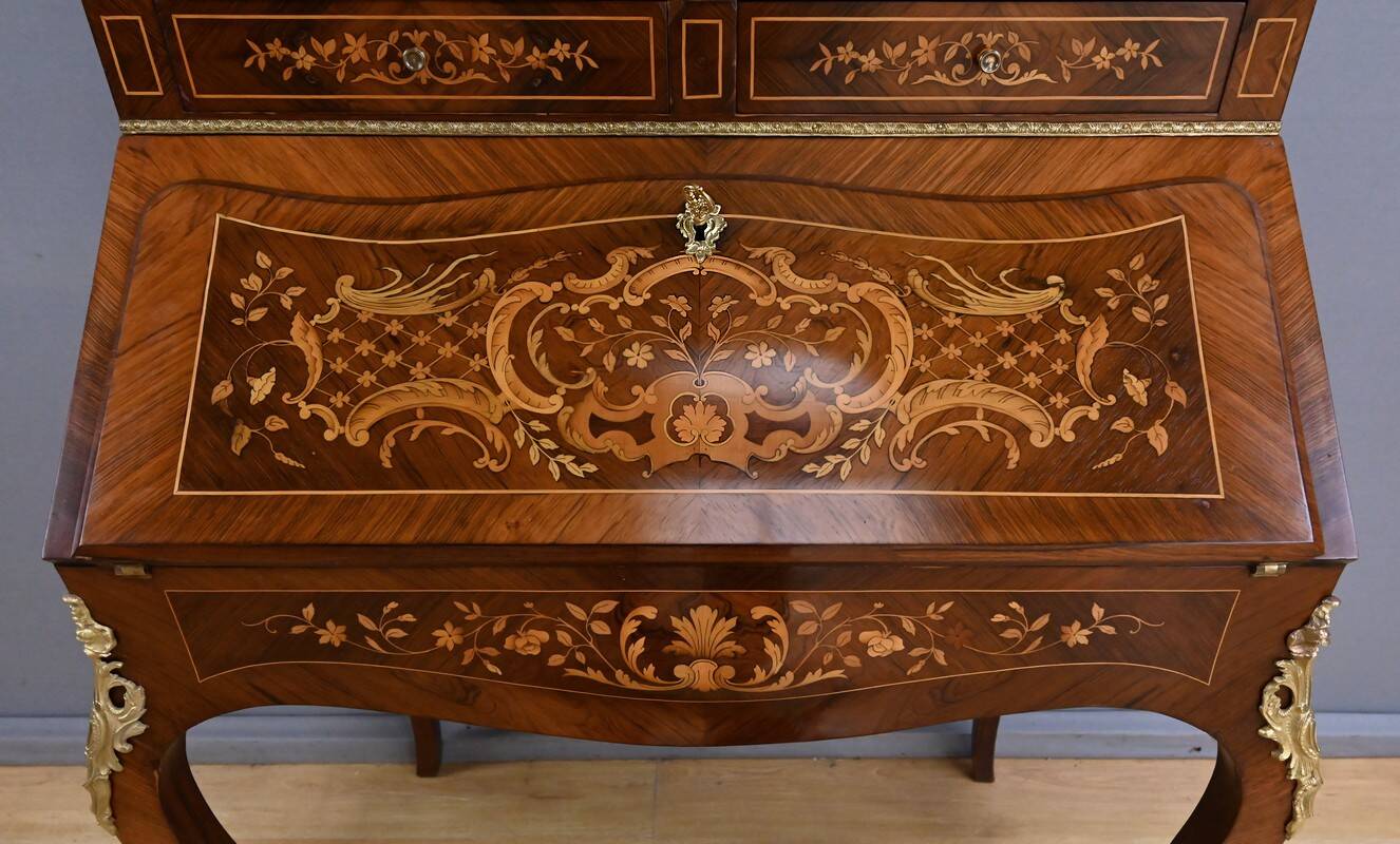 Writing desk in rosewood, Napoléon III period – 2nd half of the 19th century