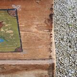 Alsatian polychrome wedding chest eighteenth -nineteenth century