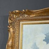 Marine painting “Littoral Breton” signed Marijane le Goaster – 1985