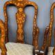 Ensemble de deux fauteuils et six chaises XVIIIe siècle.