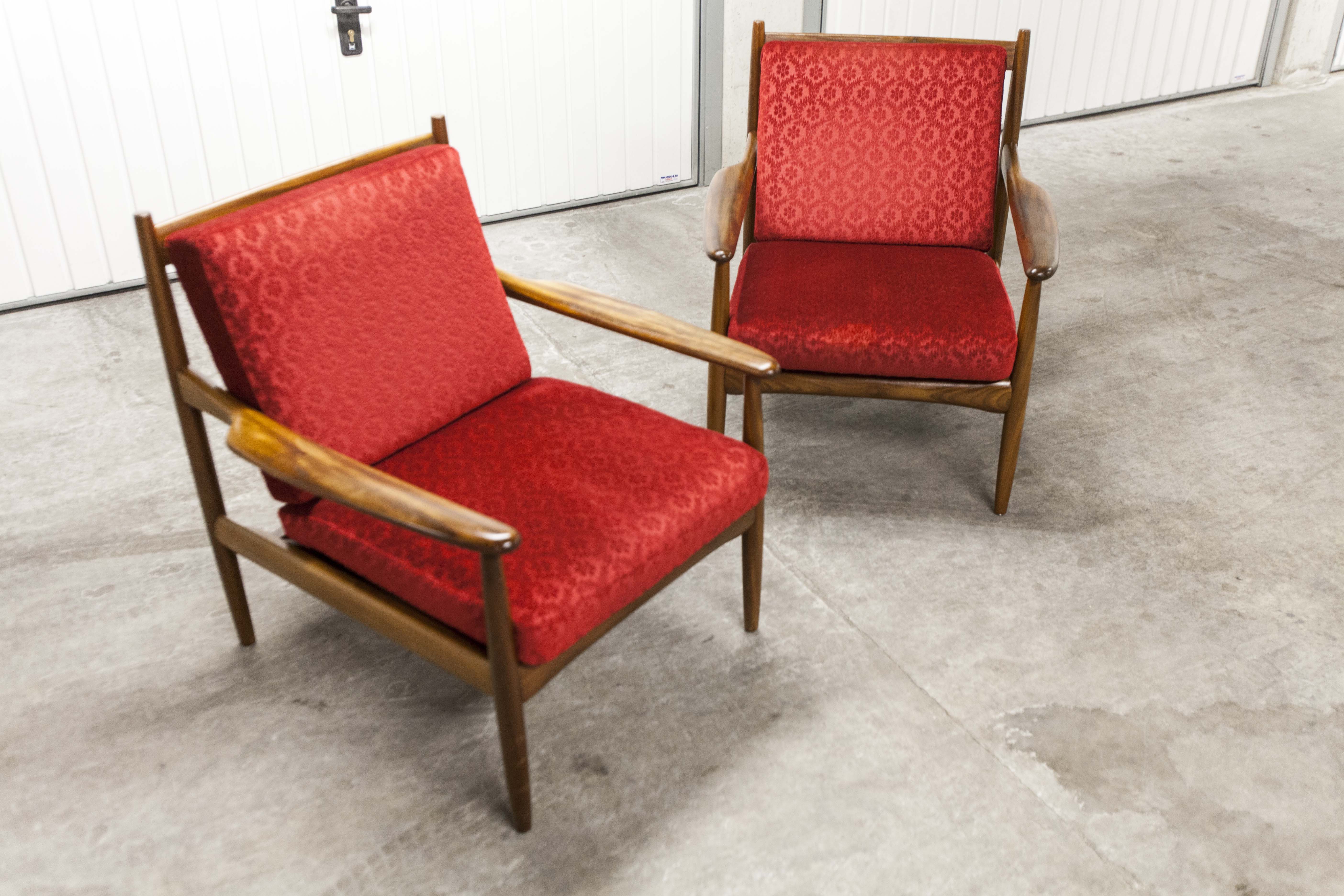 Pair of Scandinavian 60s armchairs