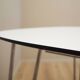 White table, Italian design, 1990s, production: Italy