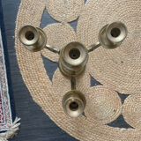 Brass candlesticks 3 branches