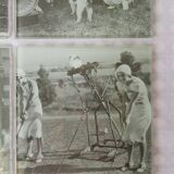 6 sous-verres en verre vintage.