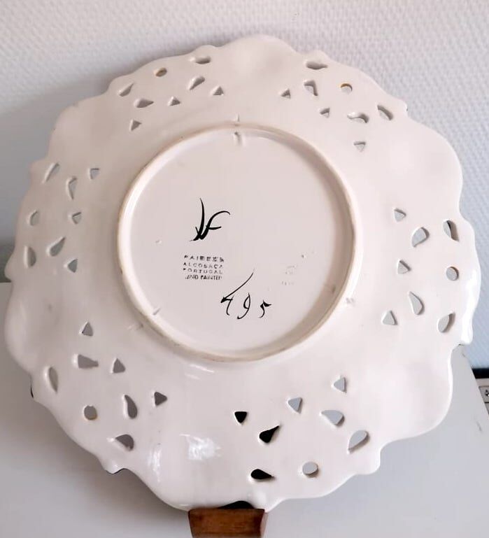 Dish in openwork earthenware Portugal