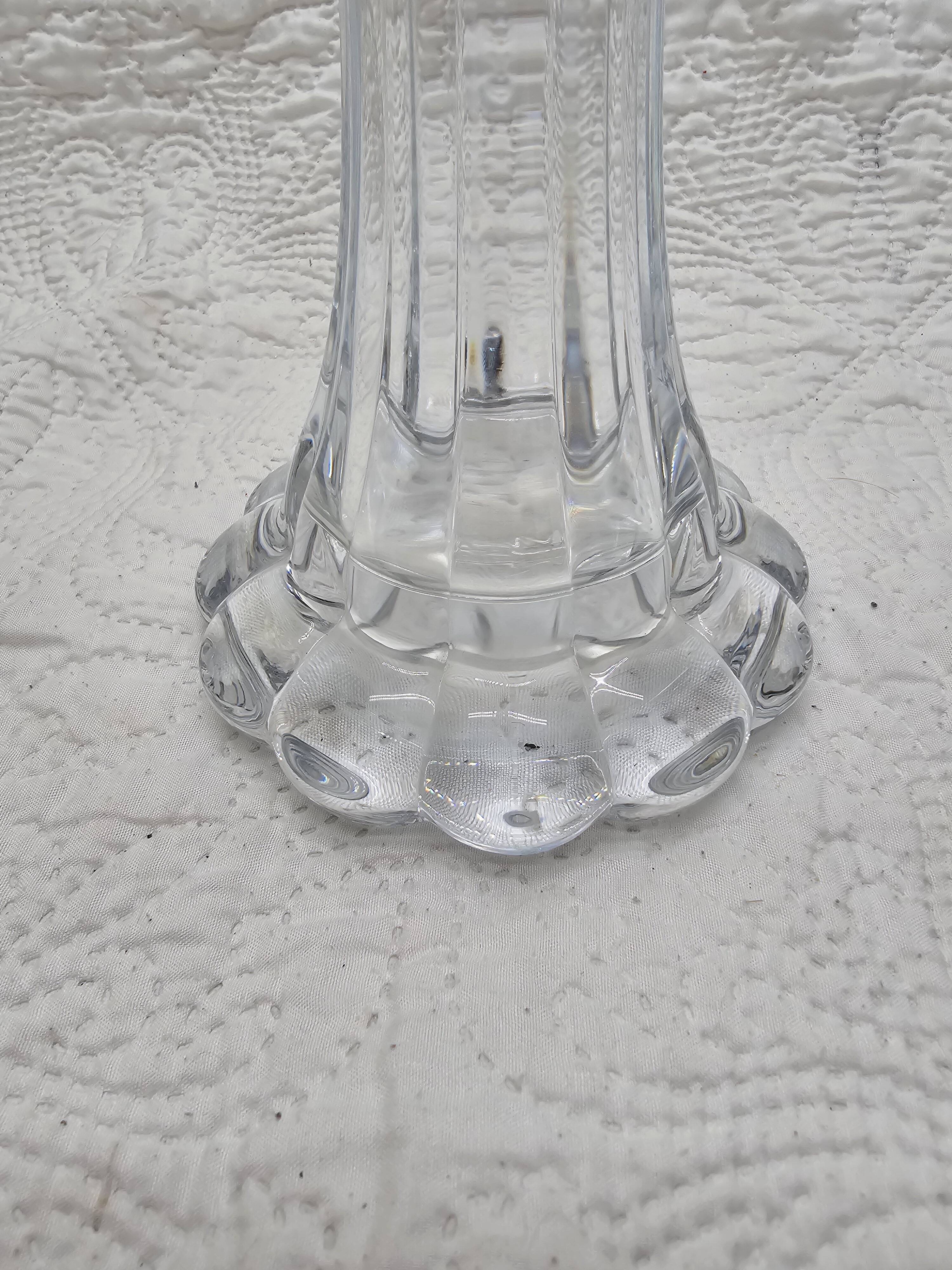 "Capucine" crystal vase