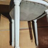 Set of two modern Louis XVI style medallion chairs