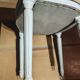 Set of two modern Louis XVI style medallion chairs