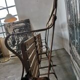 Theatre bench, folding seats