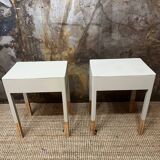Pair of Celadon bedside tables