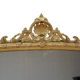 Victorian gilded overmantel mirror 95x131cm