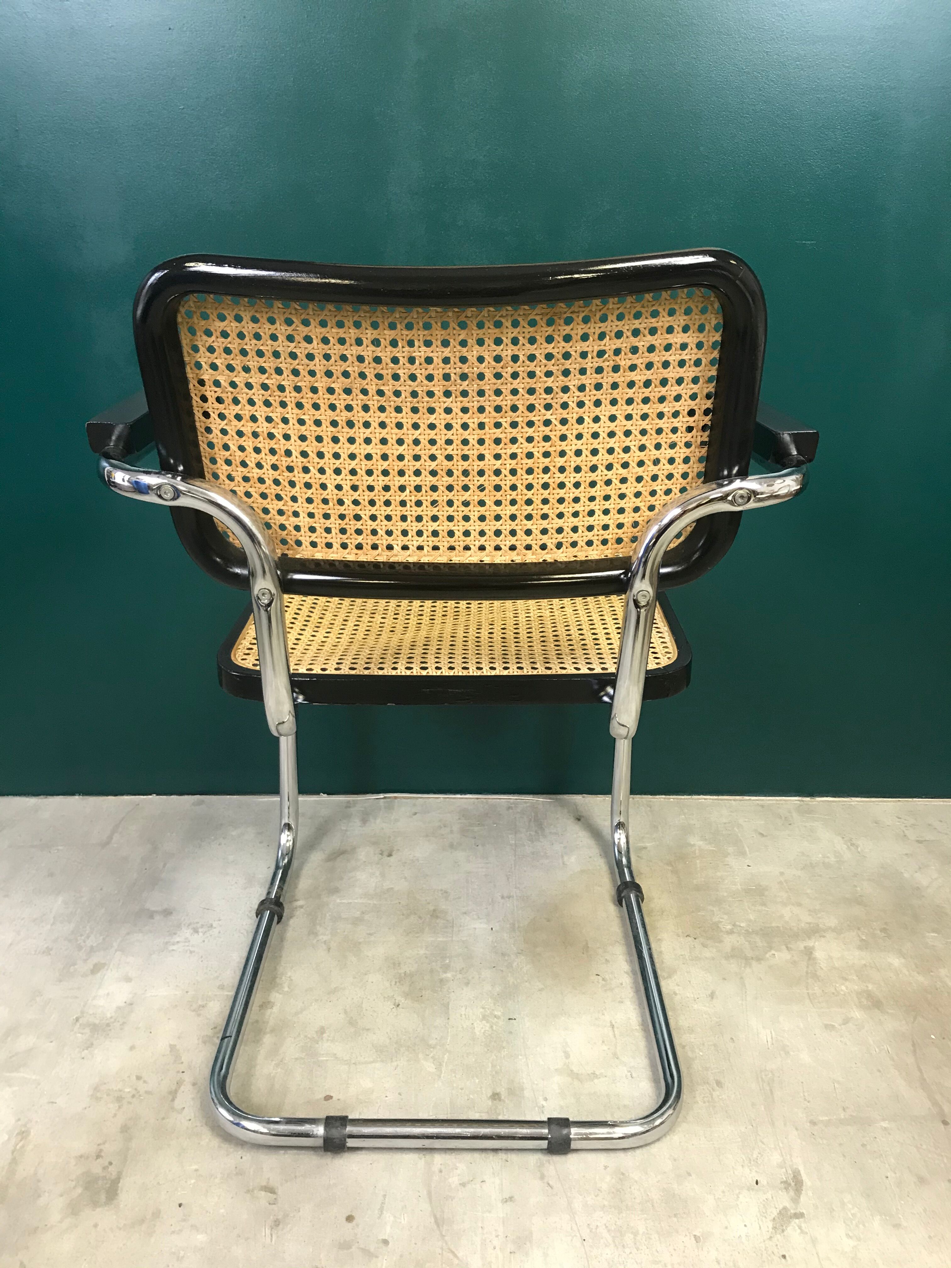 B64 Breuer black armchair