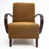 A pair of Art Deco armchairs by J. Halabala from the 1930s, Czech Republic.