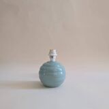 Blue ceramic lamp base