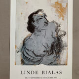 Exhibition poster Linde Bialas 1991