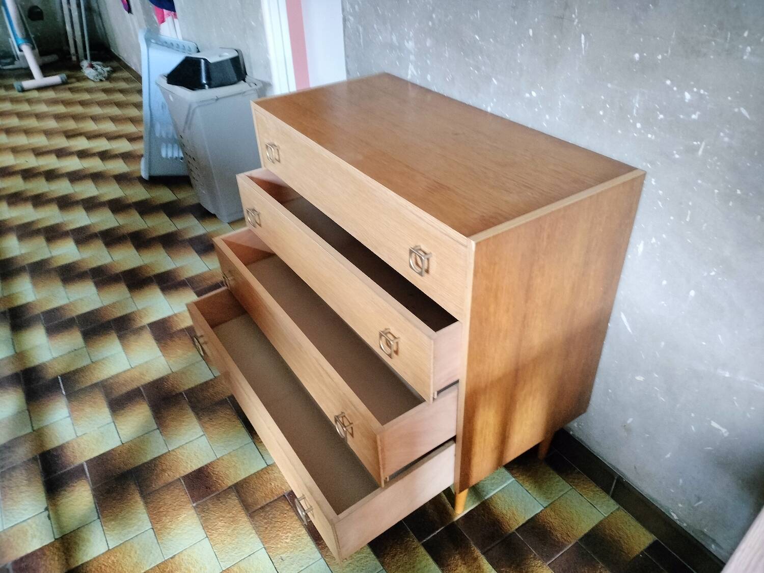 70s Scandinavian style chest of drawers