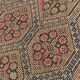 Blue Cream Persian Kilim Runner Rug, 95x313Cm