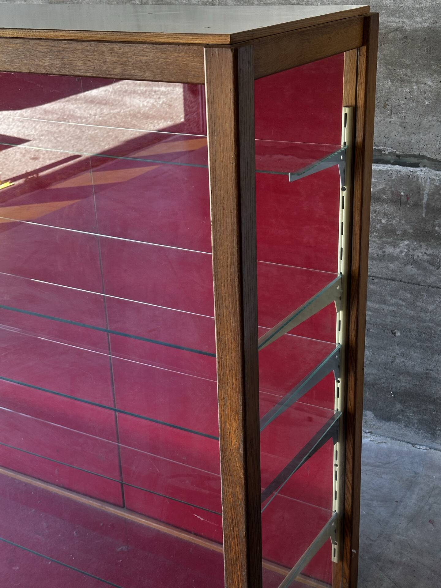 Antique shop display cabinet, 1930s