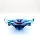 Coupe Centrepiece - Solid Bohemian Crystal - Amethyst Blue