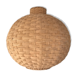 Rattan ball chandelier