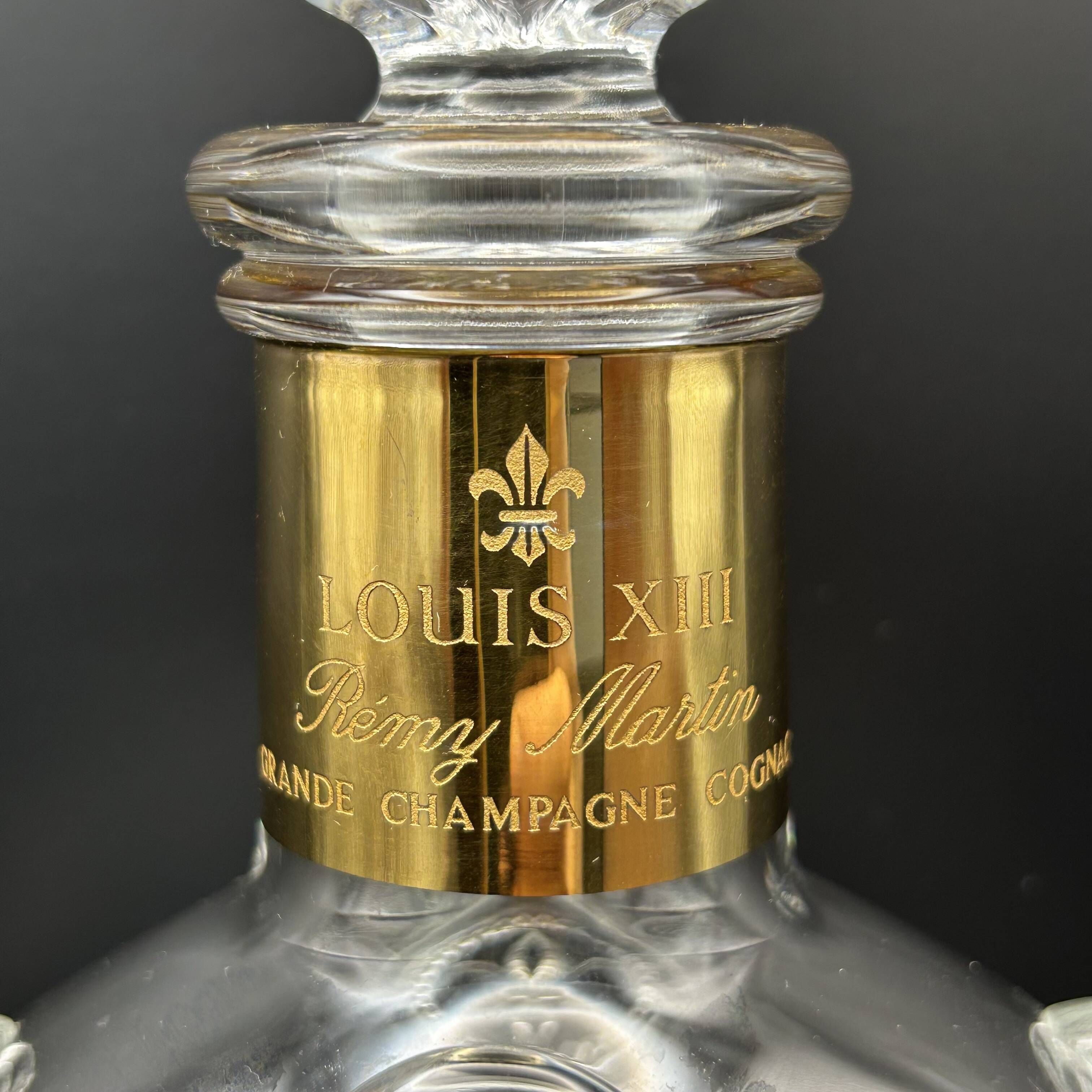 Baccarat decanter for Remy Martin cognac Louis XIII in empty