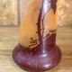 Old vase signed jem joseph mûre hand painted student of legras shepherdess decor