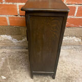 Antique Chest of Drawers with 5 Drawers Vintage Wood #D396