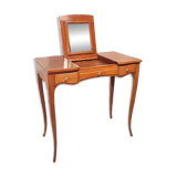 Louis XV style dressing table in cherry wood from the 1950s