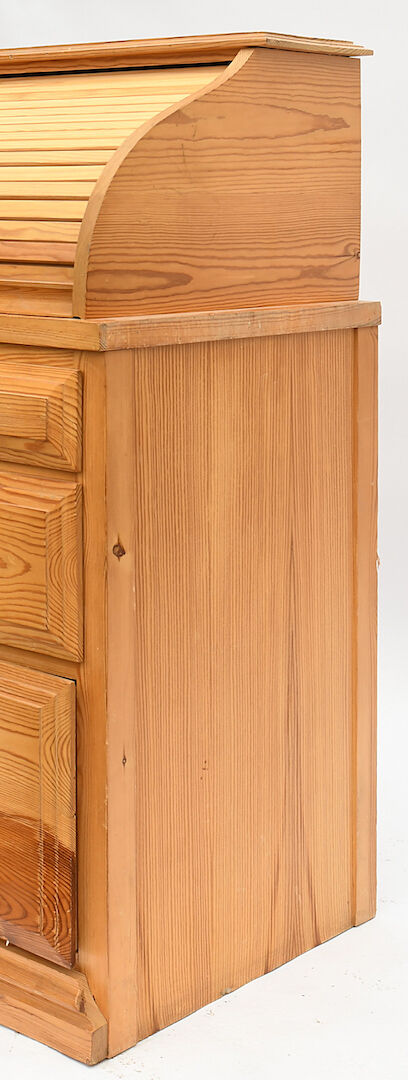 Bureau cylindre en pin