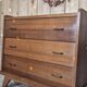 Commode vintage scandinave pieds compas