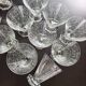 Lot de 34 magnifiques verres en cristal Baccarat