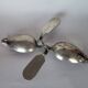 Unique Art & Crafts Ashtray Silver Plated Spoons