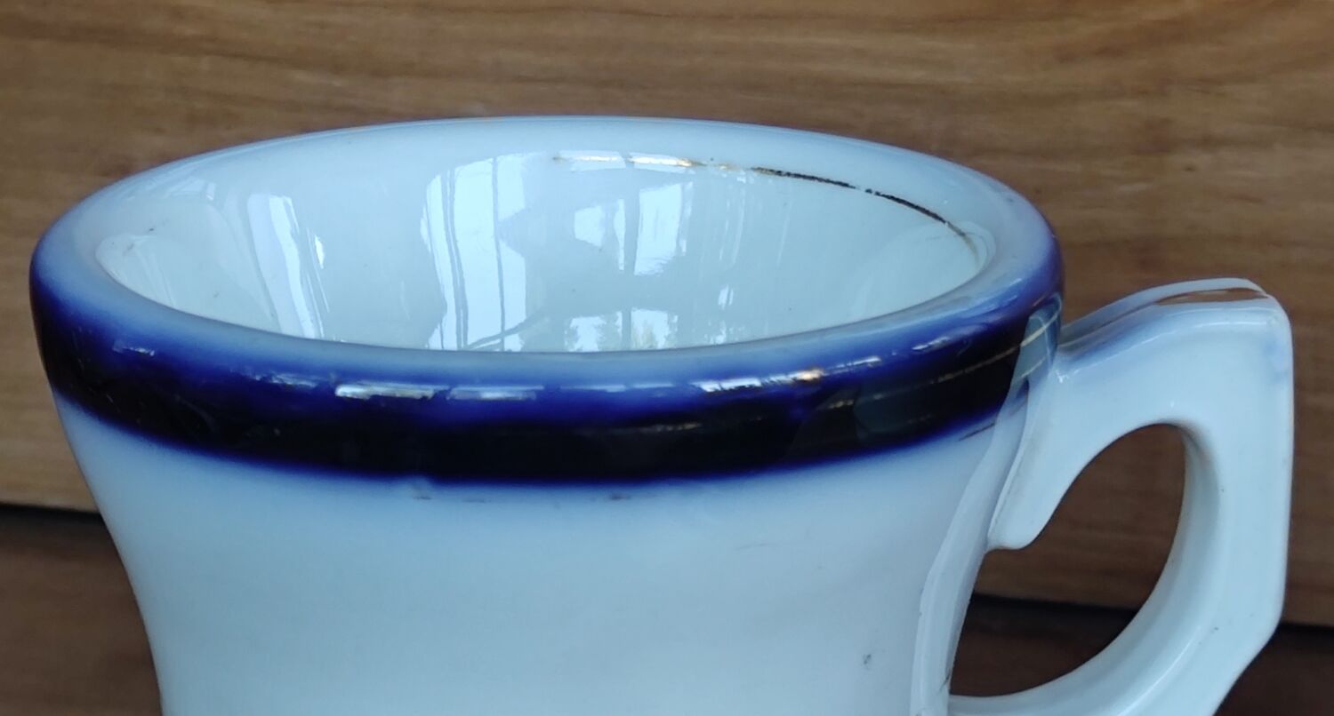 Series of 10 brulot cups/porcelain 19th century