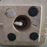 Travertine lamp 1970